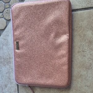 Kate Spade Sparkling Rose Gold Tablet Sleeve - Protective Glitter Case